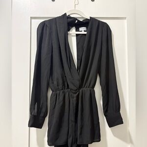 Superdown x REVOLVE Black Long Sleeve Romper